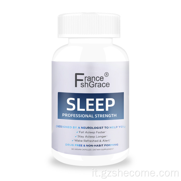 Shecome Sleep Aid per adulti promuove le capsule di melatonina